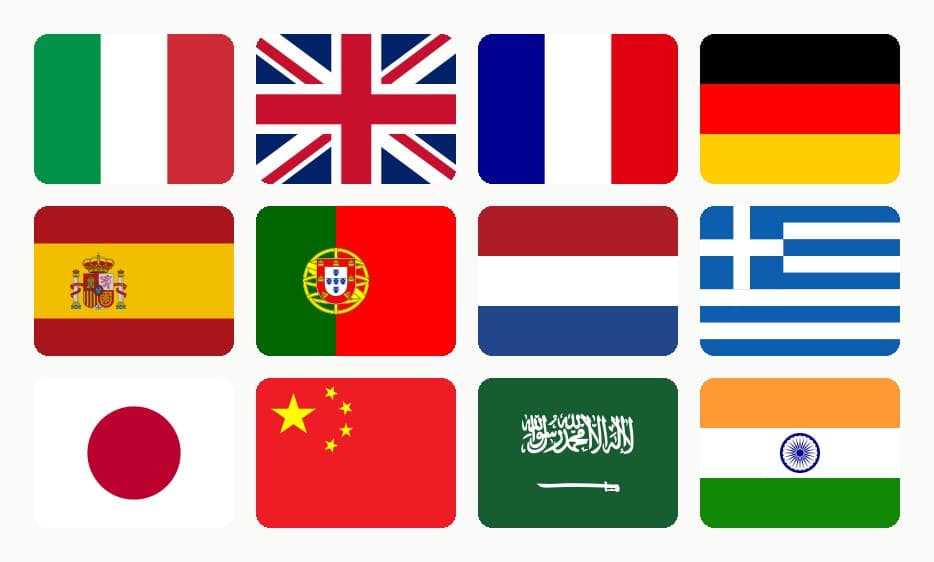 Illustrazione della consultazione multilingua del menu con AiMenu